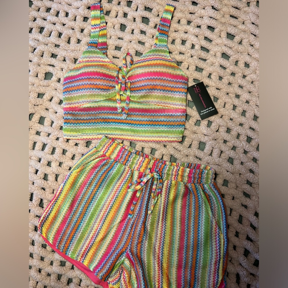 No Boundaries Colorful 2pc Set